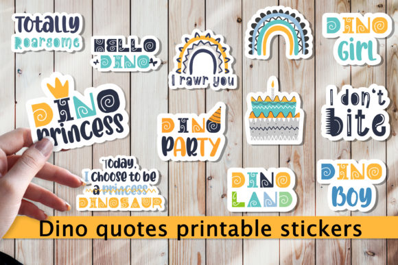 Download Dino Quotes Printable Cricut Stickers. - Quotes Collection