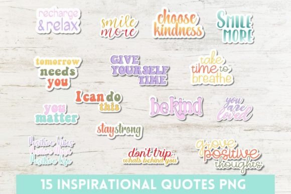 Download Nspirational Quotes Stickers PNG - Quotes Collection